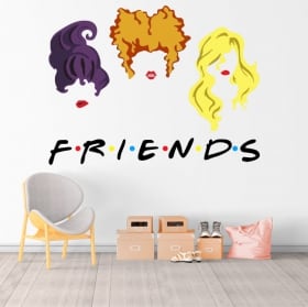 Autocollants en vinyle netflix friends