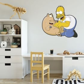 Vinyle et autocollants homer simpson