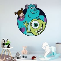 Vinyle et autocollants disney monsters university