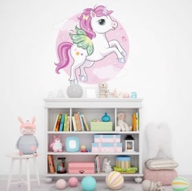 Vinyle et autocollants enfants licorne