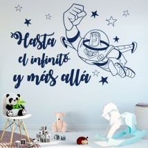 Vinyle et autocollants phrases buzz lightyear histoire de jouet