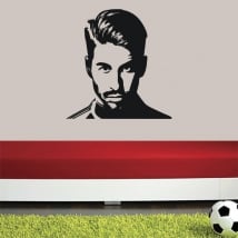 Vinyle adhésif et des autocollants de football sergio ramos