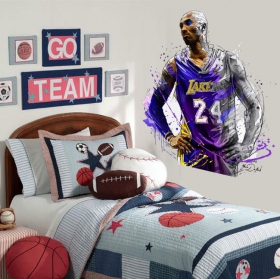 Vinyle et autocollants kobe bryant basket-ball