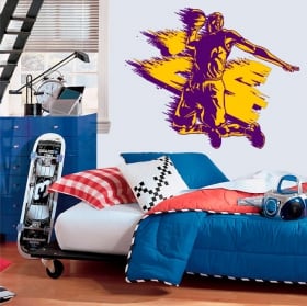 Vinyle d&eacute;coratif et autocollants kobe bryant basket-ball