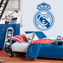 Vinyles et autocollants de football bouclier du real madrid