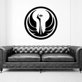 Vinyle et autocollants star wars symbole nouvelle r&eacute;publique