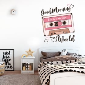 Vinyle d&eacute;coratif et autocollants phrases hakuna matata