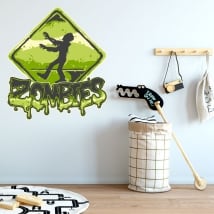 Vinyle et autocollants zone zombie