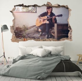 Vinyle et autocollants 3d jeu vidéo the last of us 2