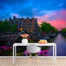 Peintures murales café papeneiland amsterdam
