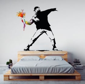 Vinyles décoratifs graffiti banksy