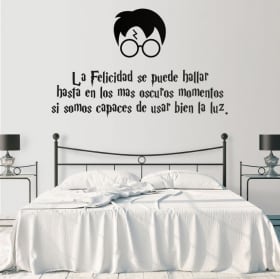 Vinyles décoratifs et autocollants phrase harry potter