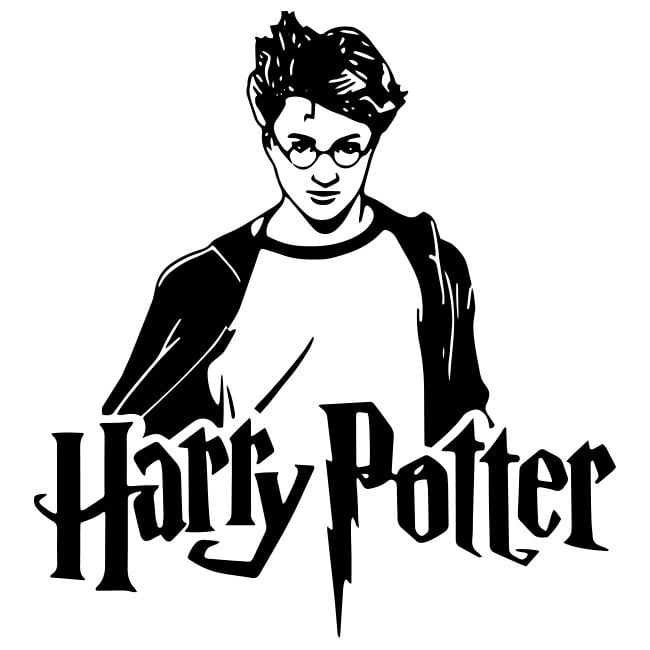 Sticker Harry Potter Nom Personnalisé