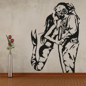 Vinyles graffiti banksy