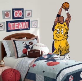Vinyles d&eacute;coratifs basket kobe bryant