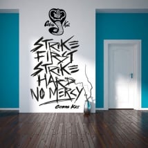 Vinyles décoratifs et autocollants cobra kai