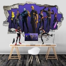 Vinyles fortnite trou 3d