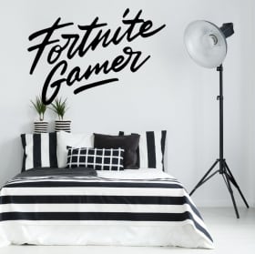 Vinyles d&eacute;coratifs fortnite joueur