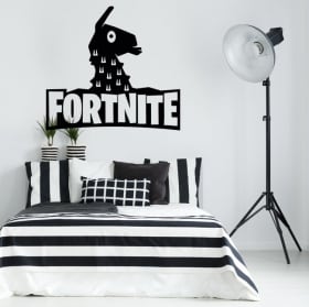 Vinyles d&eacute;coratifs llama de fortnite