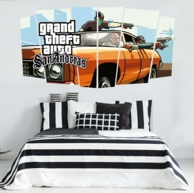 Vinyles jeu vid&eacute;o grand theft auto san andreas