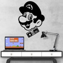 Vinyle et autocollants jeux vidéo rétro mario bros