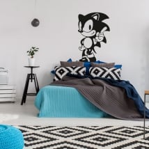 Vinyles décoratifs et autocollants jeux vidéo soniques