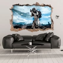 Vinyle et autocollants 3d stormtrooper star wars