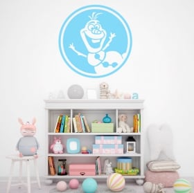 Vinyles d&eacute;coratifs et autocollants frozen olaf de disney
