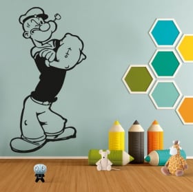 Vinyles d&eacute;coratifs et autocollants popeye