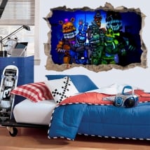 Vinyles 3d jeu vidéo five nights at freddy's