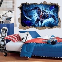 Vinyles et autocollants 3d venom jeu vidéo fortnite