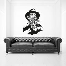 Vinyles et autocollants freddy krueger cauchemar dans la rue elm