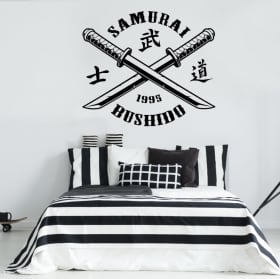 Vinyles et autocollants pour jeunes samoura&iuml; bushido