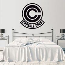 Vinyles et autocollants capsule corp dragon ball