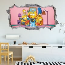 Vinyle adhésif 3d les simpsons