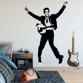 Vinyles et autocollants elvis presley
