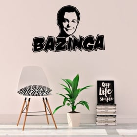 Vinyles et autocollants bazinga la th&eacute;orie du big bang