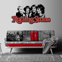 Vinyles et autocollants groupe de musique rolling stone