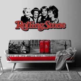 Vinyles et autocollants groupe de musique rolling stone