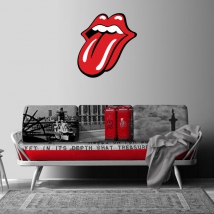 Vinyles et autocollants groupe de musique rolling stone
