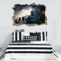 Vinyles et autocollants 3d jeu vidéo cyberpunk 2077