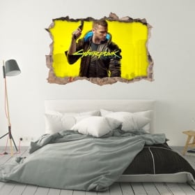 Vinyles 3d jeu vid&eacute;o cyberpunk 2077