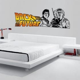 Vinyles d&eacute;coratifs retour vers le futur