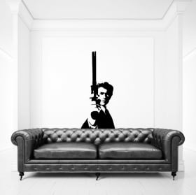 Vinyles adh&eacute;sifs clint eastwood dirty harry