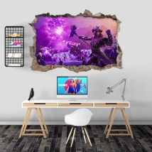 Jeux vidéo 3d fortnite sticker