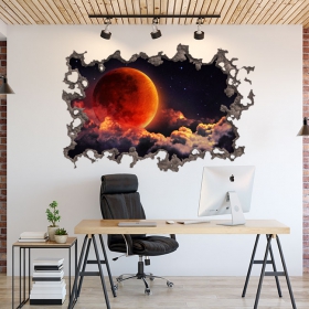 3d lune et mer stickers