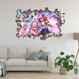 Vinyles et autocollants pok&eacute;mon 3d