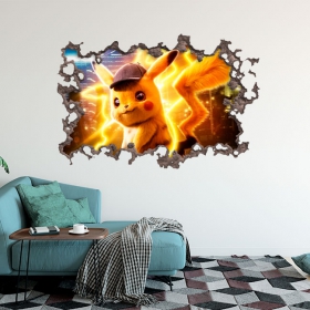 Vinyles et autocollants pokémon 3d