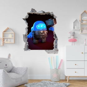 Autocollant pok&eacute;mon hole 3d