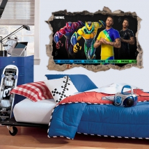 Autocollant vinyle neymar fortnite